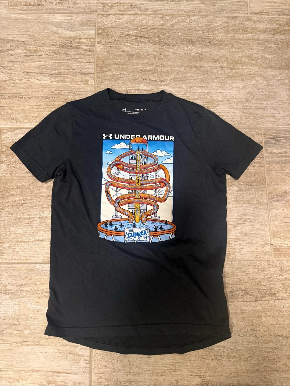 Under Armour Black Graphic Short-Sleeve Tee